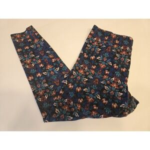 C Label Floral Stretch Leggings - Size Large